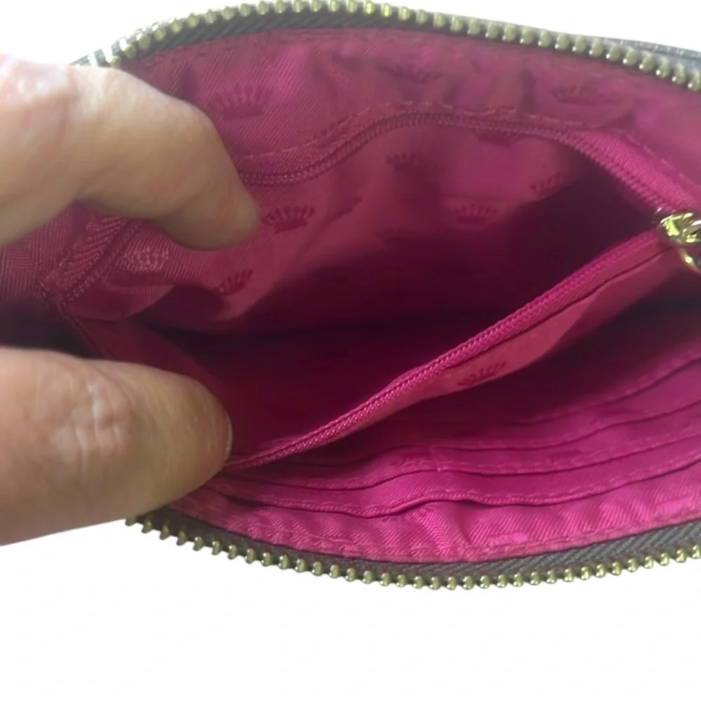 Juicy couture iridescent clutch.